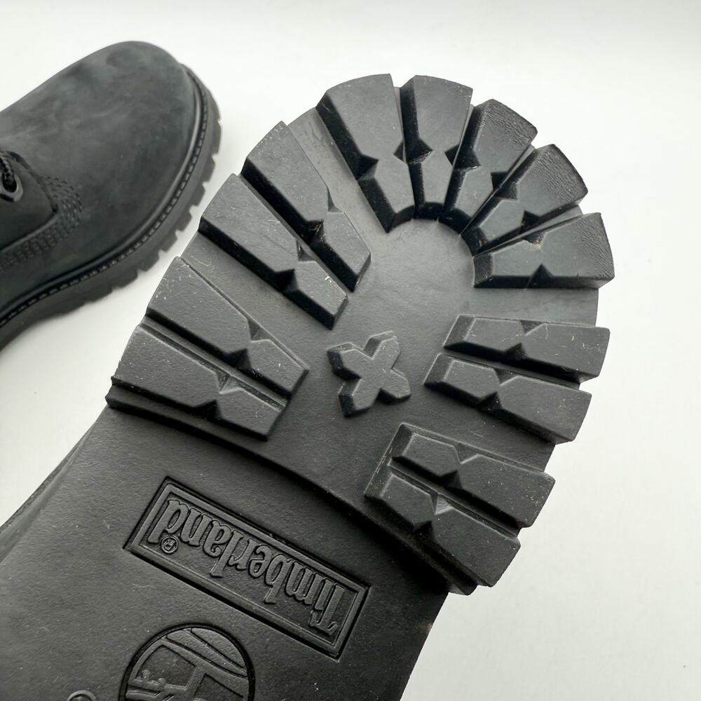 Timberland Premium Womens 6" Ankle Boots Size 6.5 Black Nubuck Leather WP NIB - Picture 13 of 13
